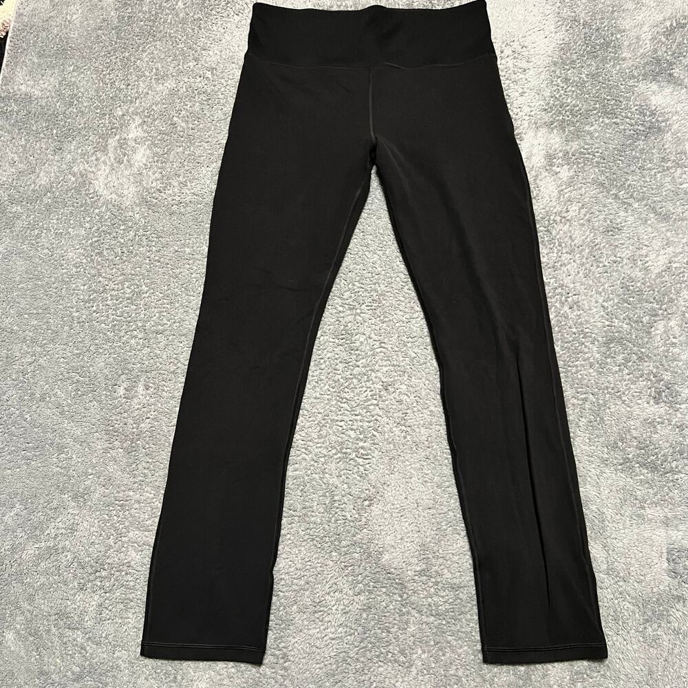 Athleta Pants Womens XL Rib Waist Skinny Leg Straight Pant Black